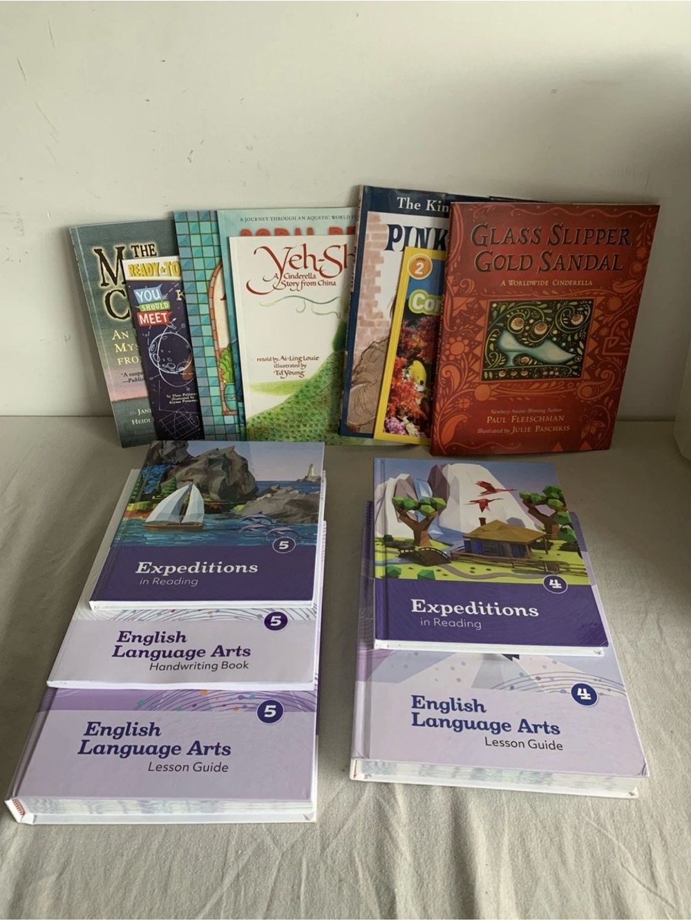 K12 kids Rock collection and language arts